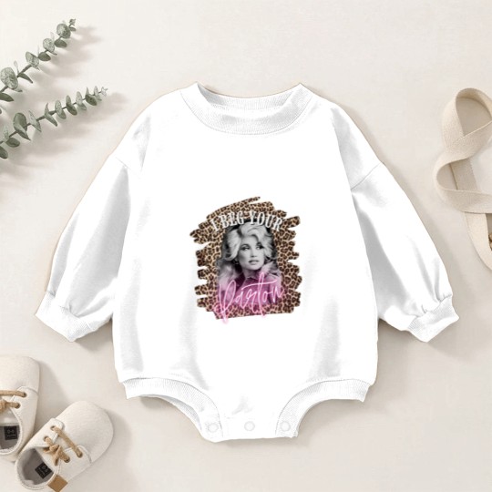 Discover Dolly Parton Baby Romper Sweatshirts, Dolly Parton Vintage, Country Unisex Music Graphic Unisex Baby Romper Sweatshirts