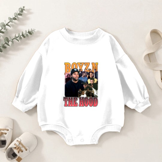 Discover Boyz n the Hood Ice Cube Rap Baby Romper Sweatshirts Movie Vintage Style Baby Romper Sweatshirts NWA Baby Romper Sweatshirts