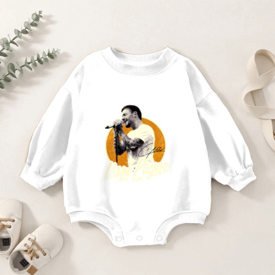 Discover Retro Liam Payne Tribute Baby Romper Sweatshirts, RIP Liam Payne Sweater, Liam Payne 1D Baby Romper Sweatshirts