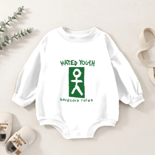 Discover Hated Youth Baby Romper Sweatshirts Vintage Rock Punk Baby Romper Sweatshirts
