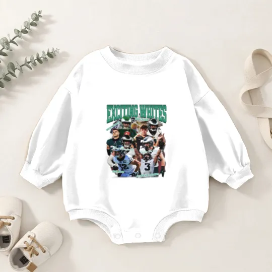 Discover Cooper DeJean Reed Blankenship Exciting Whites Baby Romper Sweatshirts