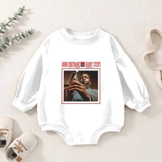 Discover Men's Cotton Crew Baby Romper Sweatshirts John Coltrane Giant Steps