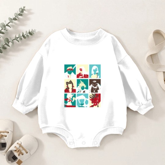 Discover Final Pop Final Fantasy 7 Baby Romper Sweatshirts
