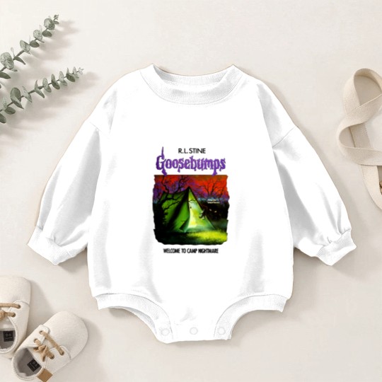 Discover Goosebumps - Welcome to Camp Nightmare  Baby Romper Sweatshirts