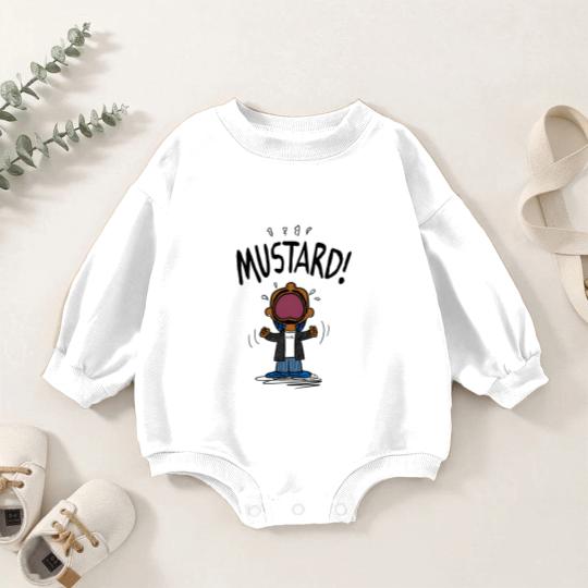 Discover Kendrick Lamar MUSTARD Meme Baby Romper Sweatshirts, Unisex Baby Romper Sweatshirts Baby Romper Sweatshirts for Fans