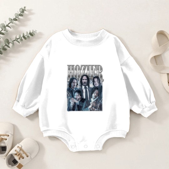 Discover HOZIER I  Keanu Reeves Baby Romper Sweatshirts, Action Movies Lover Baby Romper Sweatshirts, Hozier Baby Romper Sweatshirts Gifts