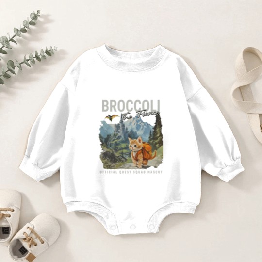Discover Broccoli the Fierce Baby Romper Sweatshirts, Sworn Protector of the Quest Squad Baby Romper Sweatshirts, Fourth Wing Inspired