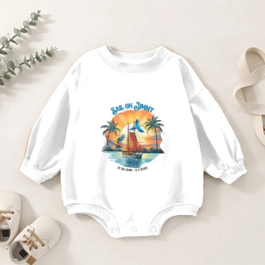 Discover Jimmy Buffett Memorial Baby Romper Sweatshirts, Jimmy Buffett Quote Baby Romper Sweatshirts, Rock Music Baby Romper Sweatshirts