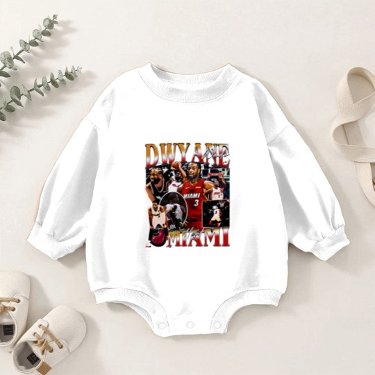 Discover Dwayne Wade Baby Romper Sweatshirts