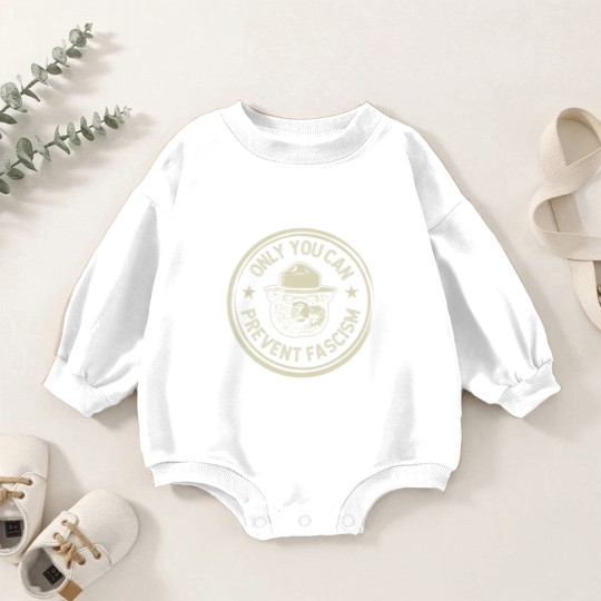 Discover Vintage Smokey The Resist Bear Only You Can Prevent Fascism Unisex Baby Romper Sweatshirts