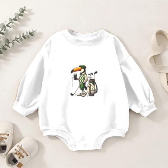 Discover Guinness Golf Irish ToucanBru Unisex Heavy Cotton Baby Romper Sweatshirts