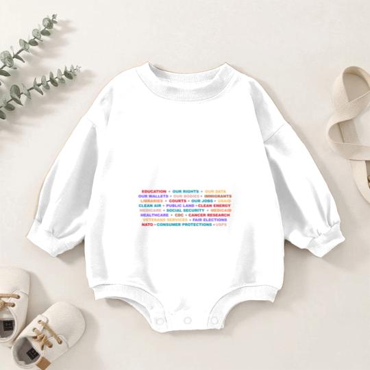 Discover Hands Off Baby Romper Sweatshirts, Hands Off Rally, Hands off social security