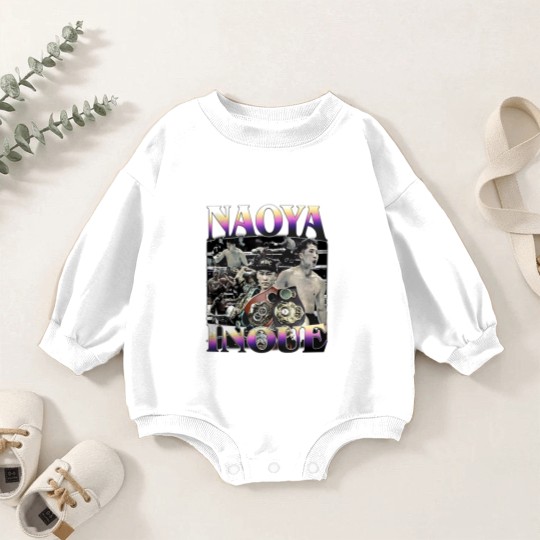 Discover Naoya Inoue, Boxing Baby Romper Sweatshirts, Classic 90s Graphic Baby Romper Sweatshirts, Unisex, Naoya Inoue Vintage Bootleg