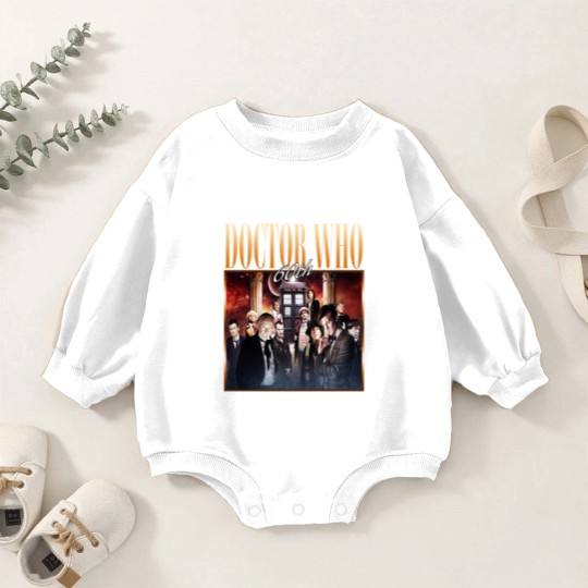 Discover Doctor Who 60th Anniversary 1963 ? 2023 Signature Thank You Baby Romper Sweatshirts, Trendy Baby Romper Sweatshirts