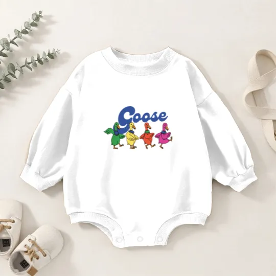Discover Goose the Band Dancing Goose Baby Romper Sweatshirts, Gift for Music Fan