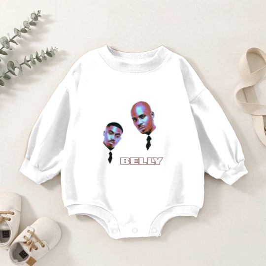 Discover NAS & DMX Baby Romper Sweatshirts belly movie vintage rap Baby Romper Sweatshirts 90s