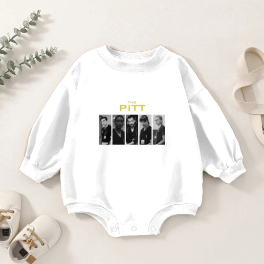 Discover The PITT Baby Romper Sweatshirts, Tv Series, The Pitt Tv Show, Noah Wyle Baby Romper Sweatshirts, Dr. Robbie Baby Romper Sweatshirts