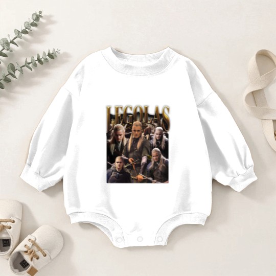 Discover Legolas Baby Romper Sweatshirts, Lord of the Rings Baby Romper Sweatshirts, Orlando Bloom Baby Romper Sweatshirts