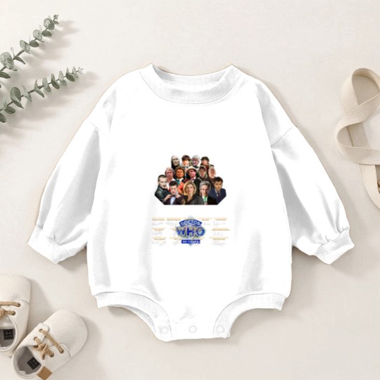 Discover Doctor Who 60th Anniversary 1963-2023 Thank You For The Memorie1 Signature Baby Romper Sweatshirts
