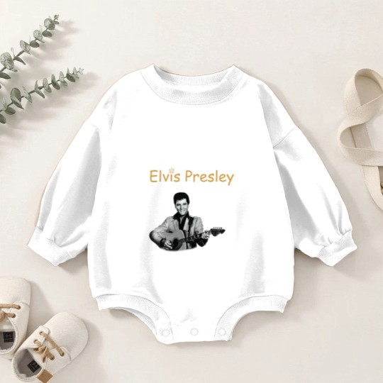 Discover Elvis Presley Baby Romper Sweatshirts, Yes I Am Old But I Saw Elvis Presley On Stage Baby Romper Sweatshirts, King Of Music Baby Romper Sweatshirts