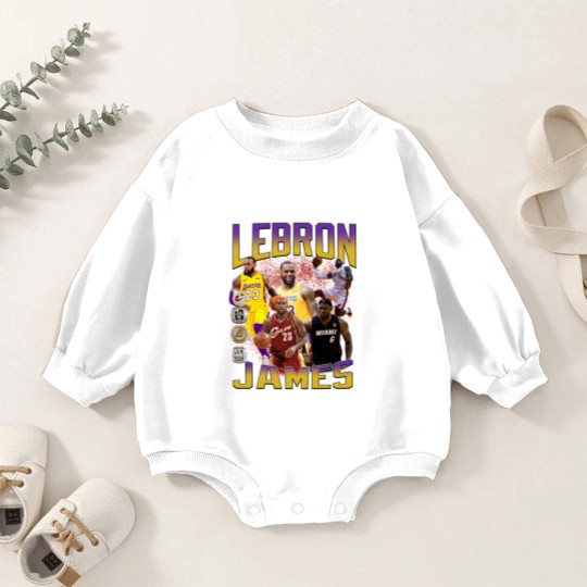 Discover Basketball Legend LeBron James Baby Romper Sweatshirts