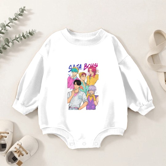 Discover Saja Boy Unisex 2025 Multicolor Baby Romper Sweatshirts