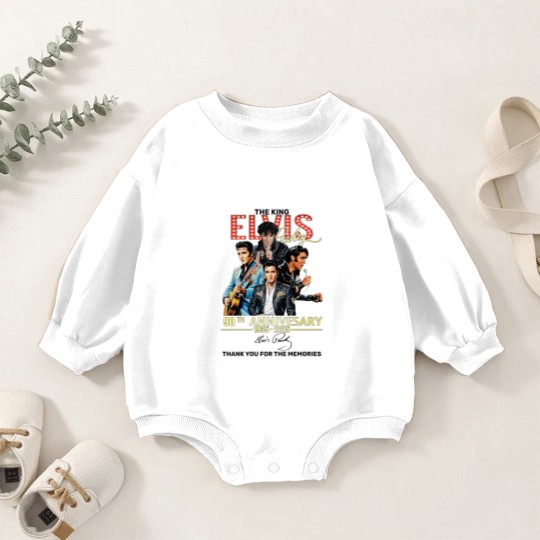 Discover Elvis Presley tour 2025, Elvis 90th Anniversary Baby Romper Sweatshirts 2D