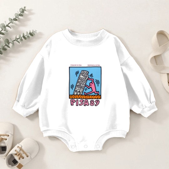 Discover Keith Haring Pisa 89 Baby Romper Sweatshirts