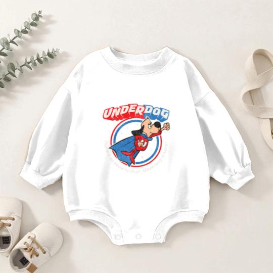 Discover Underdog Is Here Worn Dks Baby Romper Sweatshirts