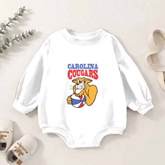 Discover Carolina Cougars Vintage Baby Romper Sweatshirts