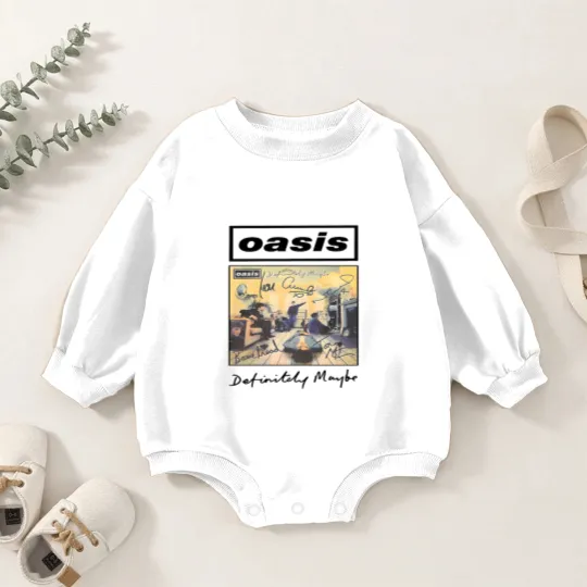 Discover Oasis Baby Romper Sweatshirts Vintage, 90s Oasis Baby Romper Sweatshirts