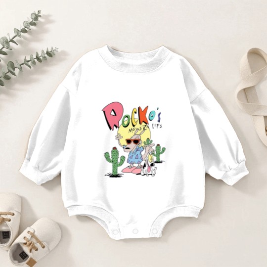 Discover Nick 90s Rockos Modern Life Baby Romper Sweatshirts