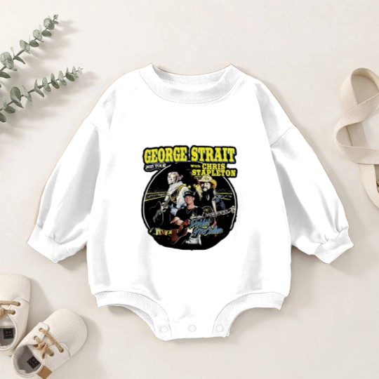 Discover Chris Stapleton King of Country Tour Stadium 2025 Baby Romper Sweatshirts S