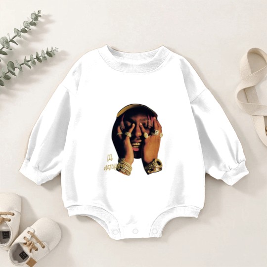 Discover Lil Wayne Vintage Washed Baby Romper Sweatshirts