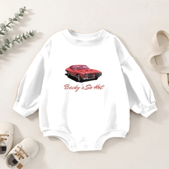 Discover Beckys So Hot Car Baby Romper Sweatshirts