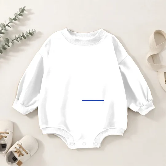 Discover BACK Print - Police Flag Trump Dance QR Code Comfort Colors Baby Romper Sweatshirts,  Republican Baby Romper Sweatshirts
