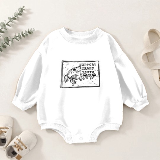 Discover Protect Trans Youth LGBT Quote Baby Romper Sweatshirts