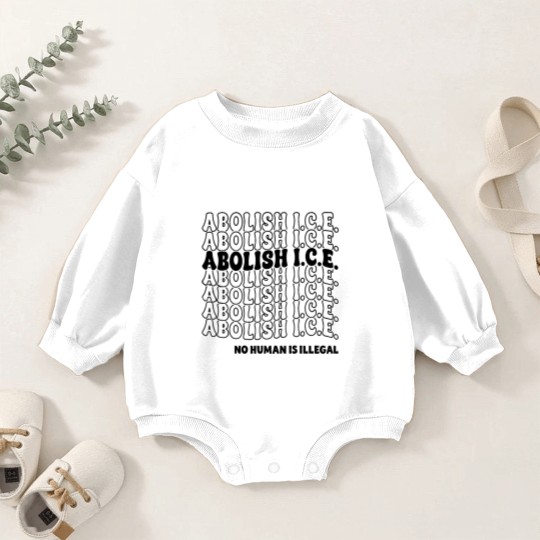 Discover Abolish ICE Baby Romper Sweatshirts