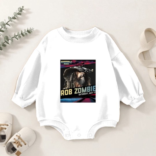 Discover Rob Zombie Boardwalk Rock At Ocean City MD On May 17-18-2025 Baby Romper Sweatshirts
