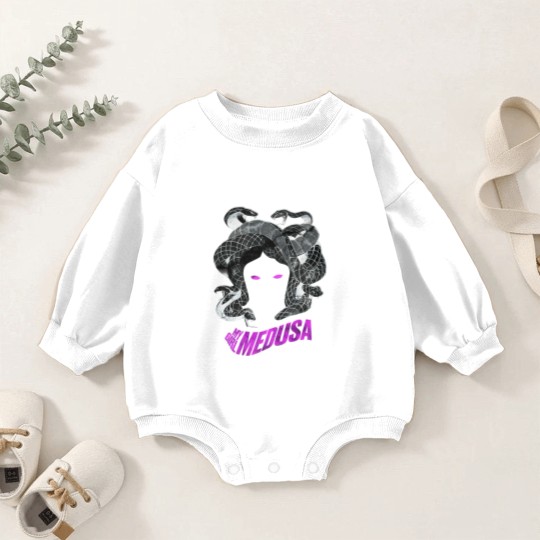 Discover My Girl Medusa Baby Romper Sweatshirts Medusa Snake Face Baby Romper Sweatshirts