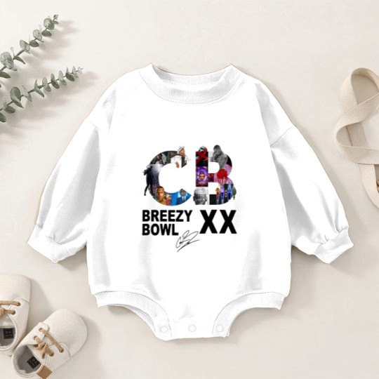 Discover Breezy Bowl XX Baby Romper Sweatshirts, Chris Brown Breezy Bowl XX Tour Baby Romper Sweatshirts