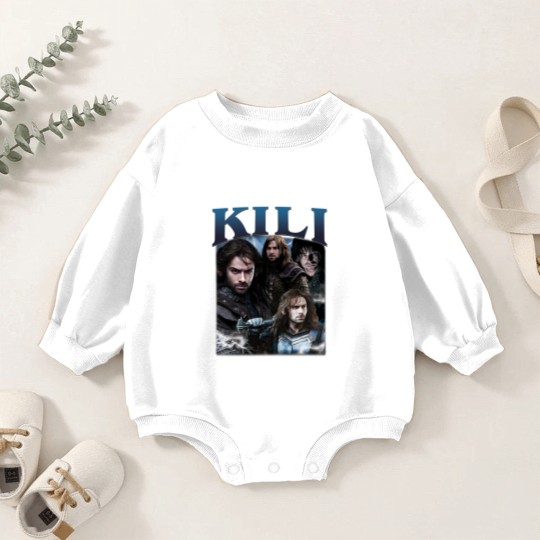 Discover Limited Kili Baby Romper Sweatshirts Vintage 90s Baby Romper Sweatshirts Fili and Kili Movie Gif For Woman And Man Unisex Baby Romper Sweatshirts