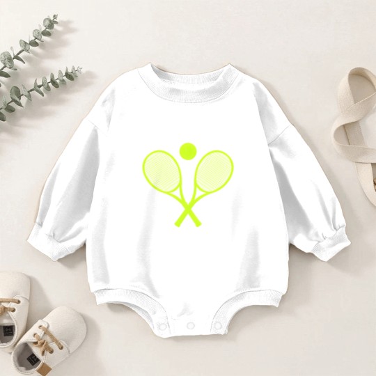 Discover Tennis tennis racket tennis ball Baby Romper Sweatshirts