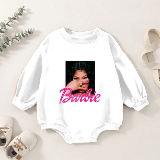 Discover Nicki Minaj Barbi Girl Baby Romper Sweatshirts| Queen of Rap Baby Romper Sweatshirts