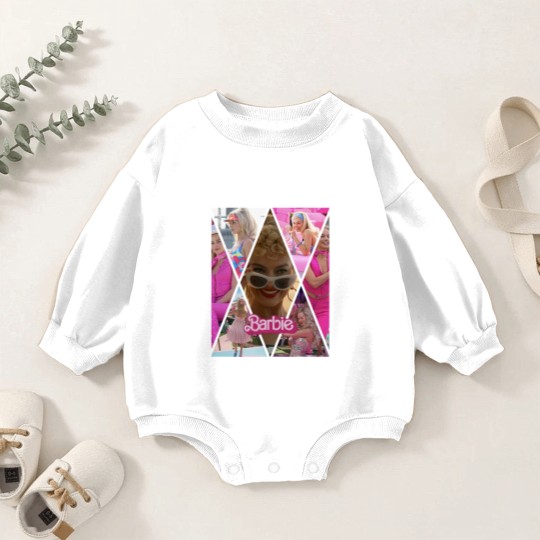 Discover Barbie Margot Robbie Baby Romper Sweatshirts, Barbie 2023 Baby Romper Sweatshirts