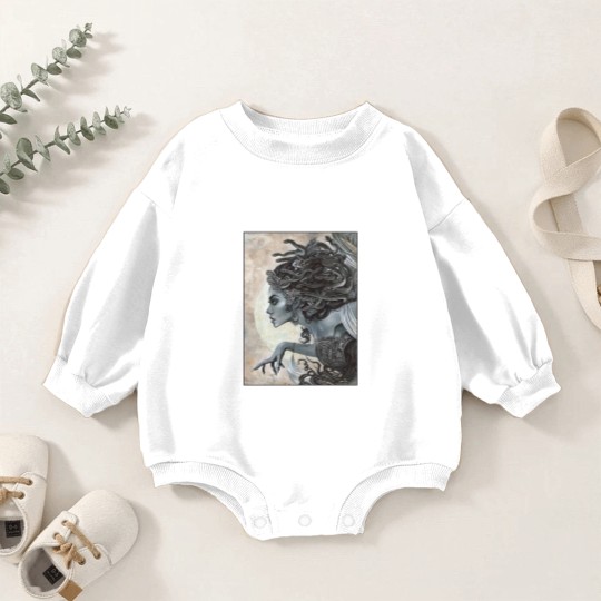 Discover Medusa Graphic Baby Romper Sweatshirts