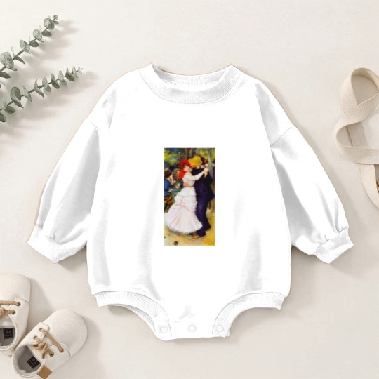 Discover Auguste Renoir - Dance At Bougival Baby Romper Sweatshirts