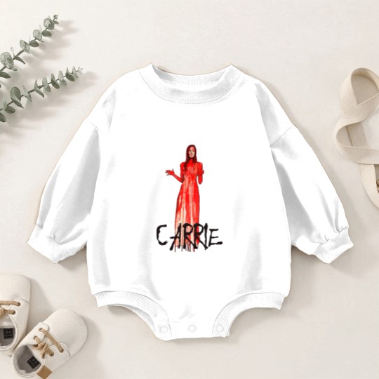 Discover bloody carrie Fitted Baby Romper Sweatshirts
