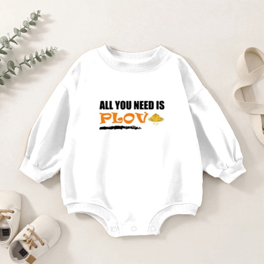 Discover All you need is Plov! Uzbek, Azerbaijan Food Baby Romper Sweatshirts