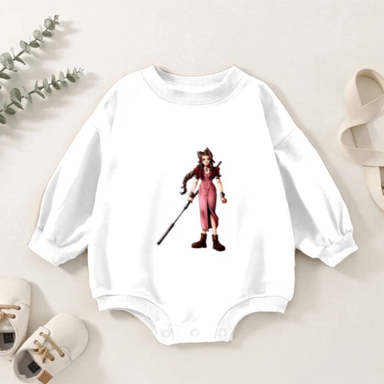 Discover Final Fantasy VII - AerithFinal Fantasy VII - Aerith Baby Romper Sweatshirts
